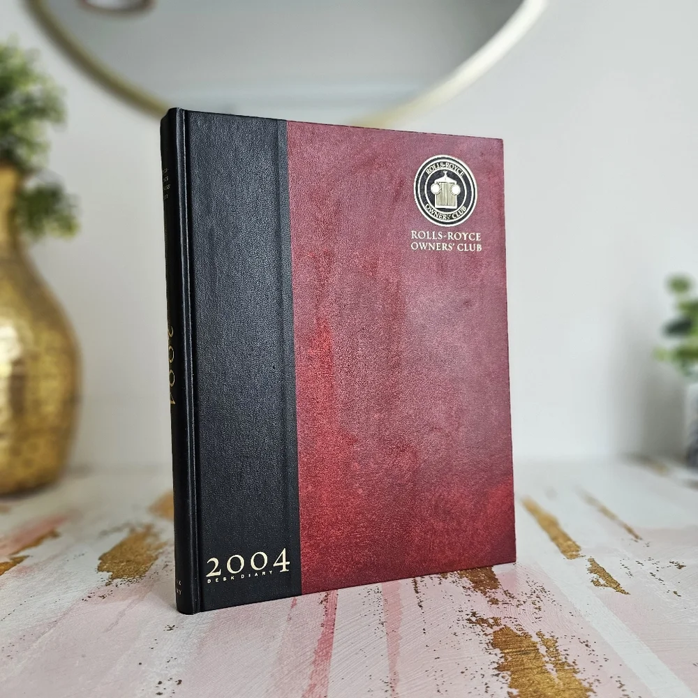 NEW Rolls-Royce Owners’ Club 2004 Elegant Desk Diary – Vintage Collectible